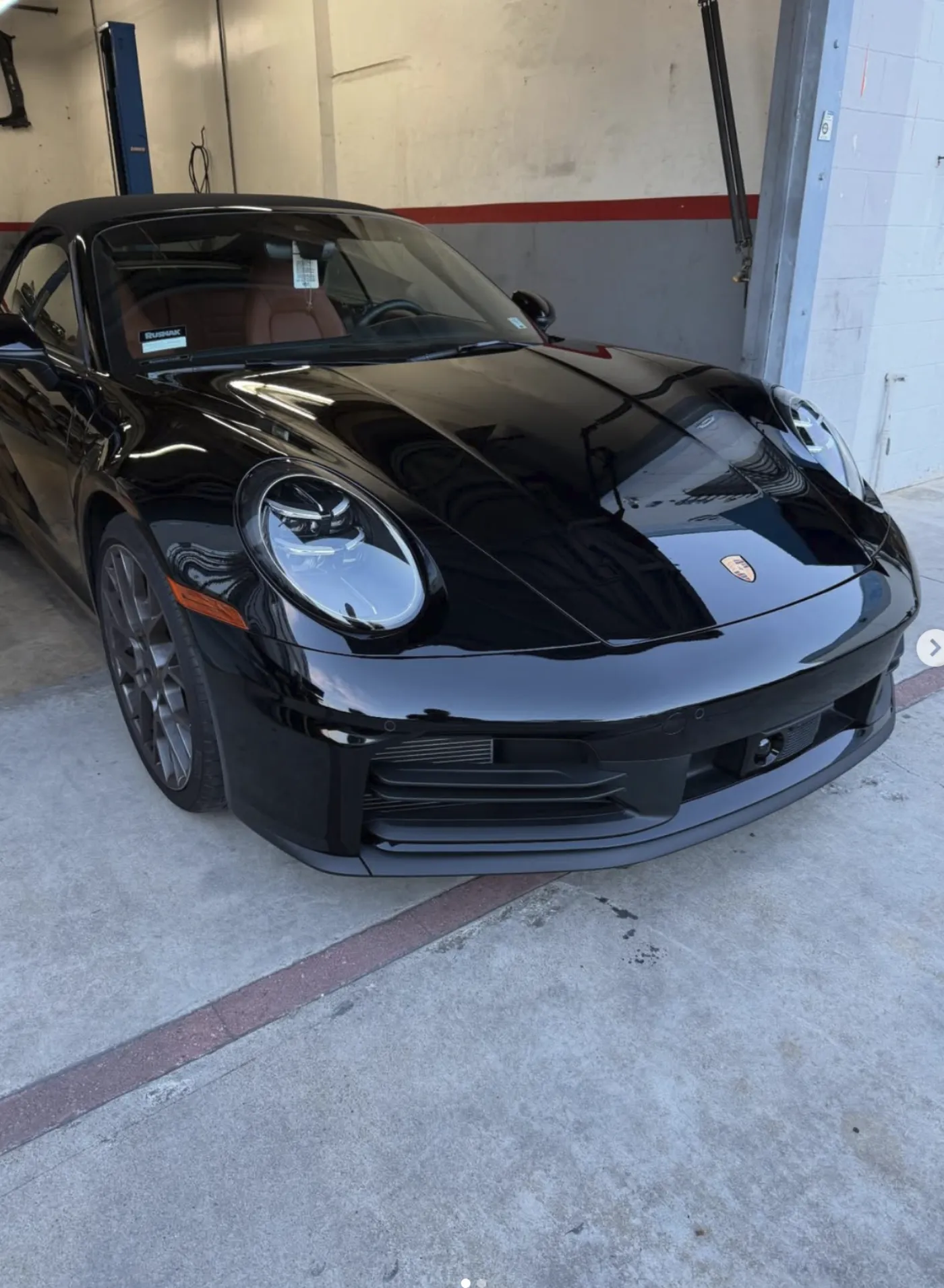Porsche serviced at GTA Pro Collision Center in Glendale, CA